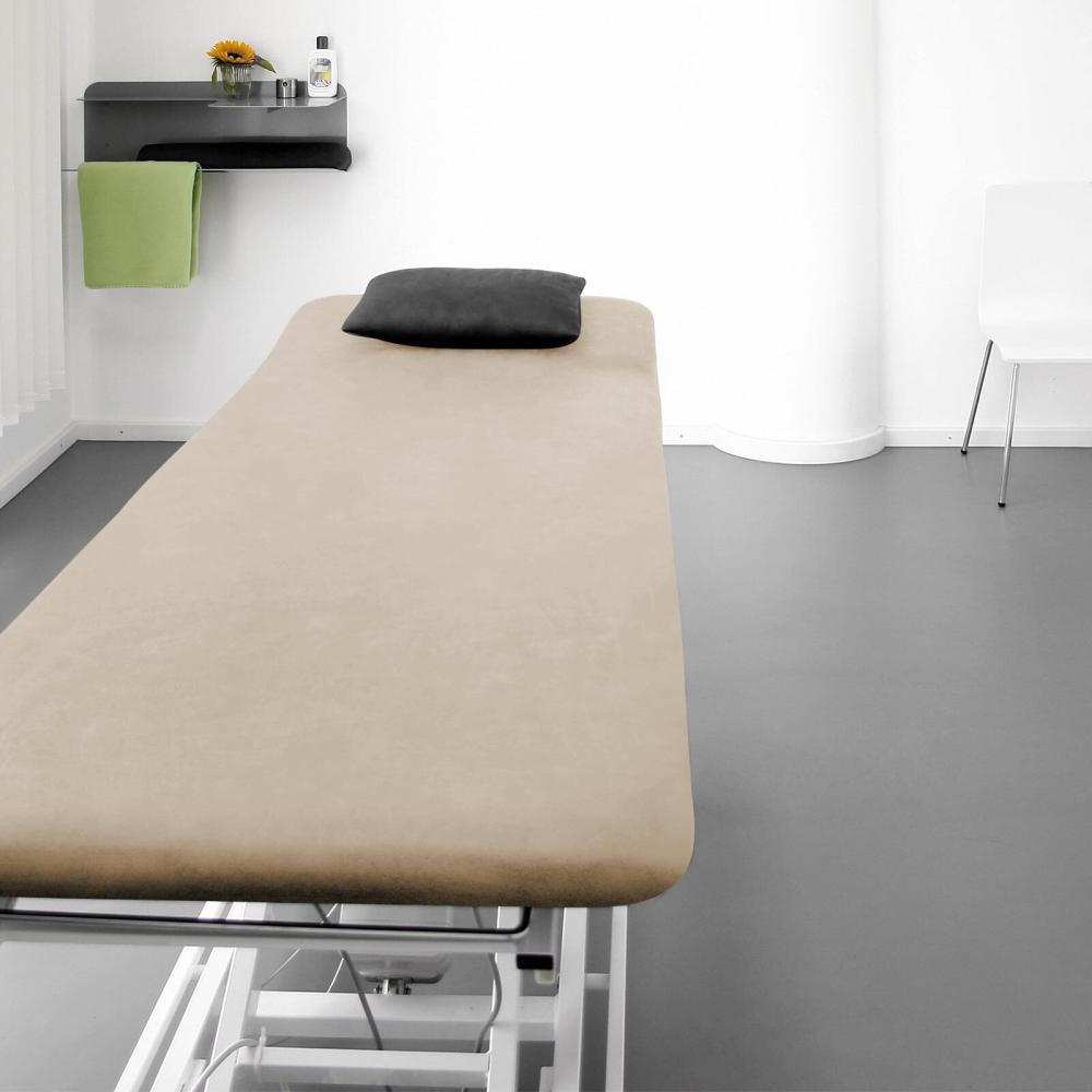 Traumschlaf Frottee Massageliegenbezug Therapieliegenbezug|ca. 80x190 cm| taupe Bild 1