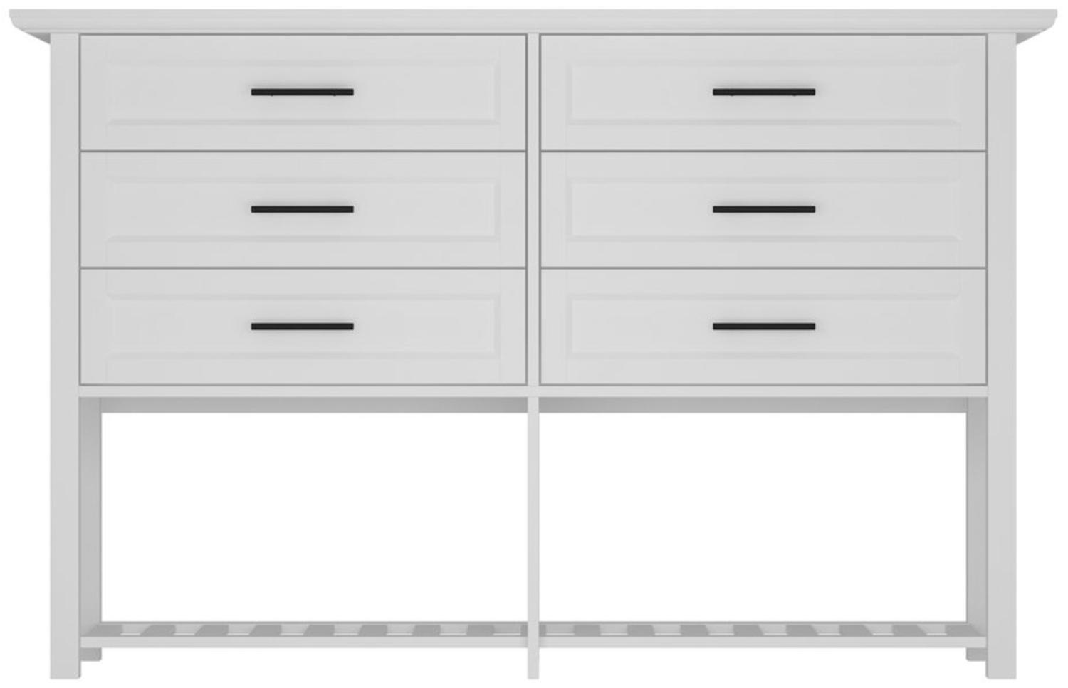 FUFU&GAGA Kommode mit 6 Schubladen,Sideboard Wohnzimmer 140 cm Bild 1