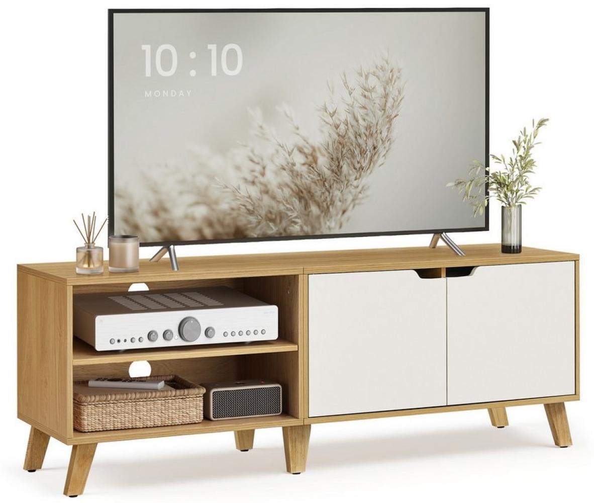 VASAGLE Lowboard TV-Schrank, Lange 140cm, für Fernseher bis zu 65 Zoll Bild 1