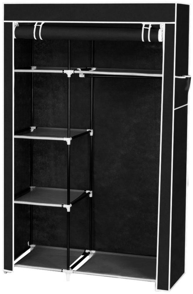 FCH Kleiderschrank Stoffschrank mit Kleiderstange faltbare, 4 Ablagen, 105 x 44 x 163 cm Bild 1