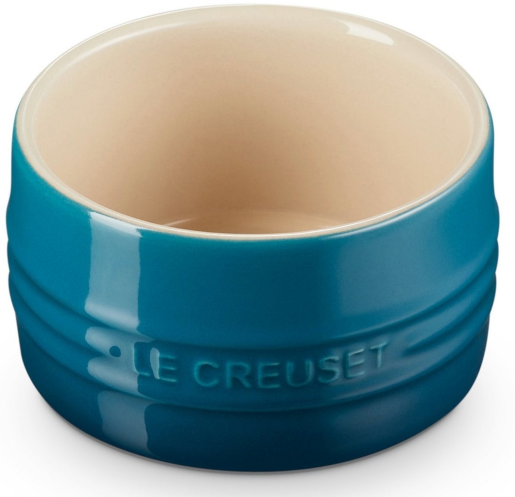 Stapelbares Förmchen Deep Teal Poterie Le Creuset - Backofen geeignet Bild 1