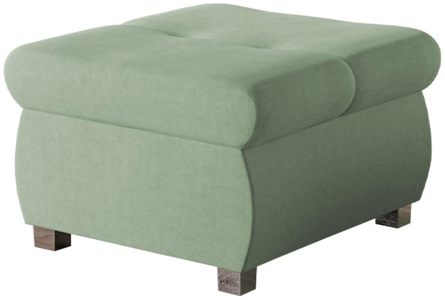 Polsterhocker Orkan Klein (Farbe: Uttario Velvet 2954) Bild 1