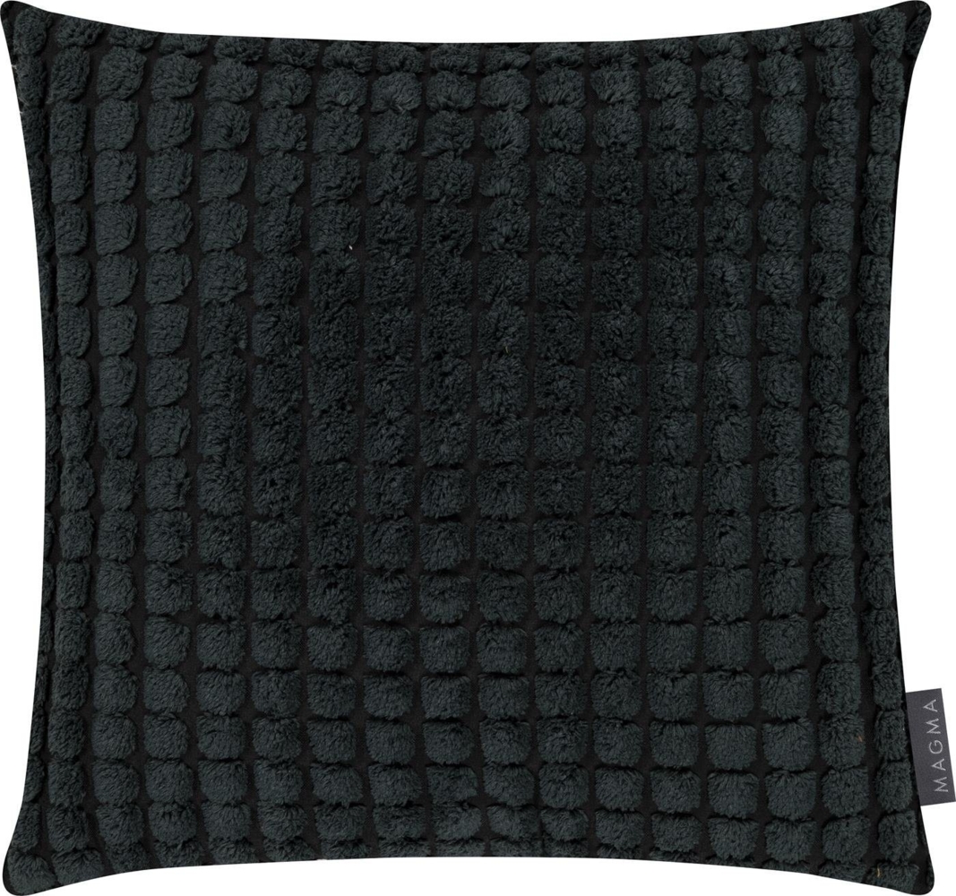 Magma Heimtex Kissenbezug Lenox weich plüsch kuschelig flauschiges kariertes Muster, (1 Stück), Kariertes Muster Bild 1