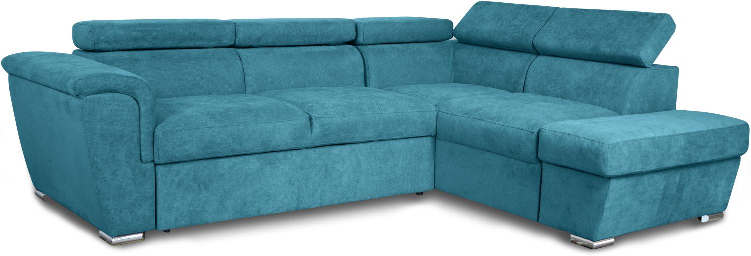 Louis Ecksofa Rechts, Giulia - Blau Bild 1