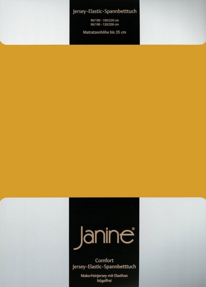 Janine Spannbettlaken Spannbetttuch Elastic Jersey, Baumwollmischung, Gummizug: 0, (0 Stück) Bild 1