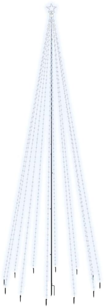 vidaXL LED-Weihnachtsbaum mit Erdnägeln Kaltweiß 732 LEDs 500 cm 343559 Bild 1