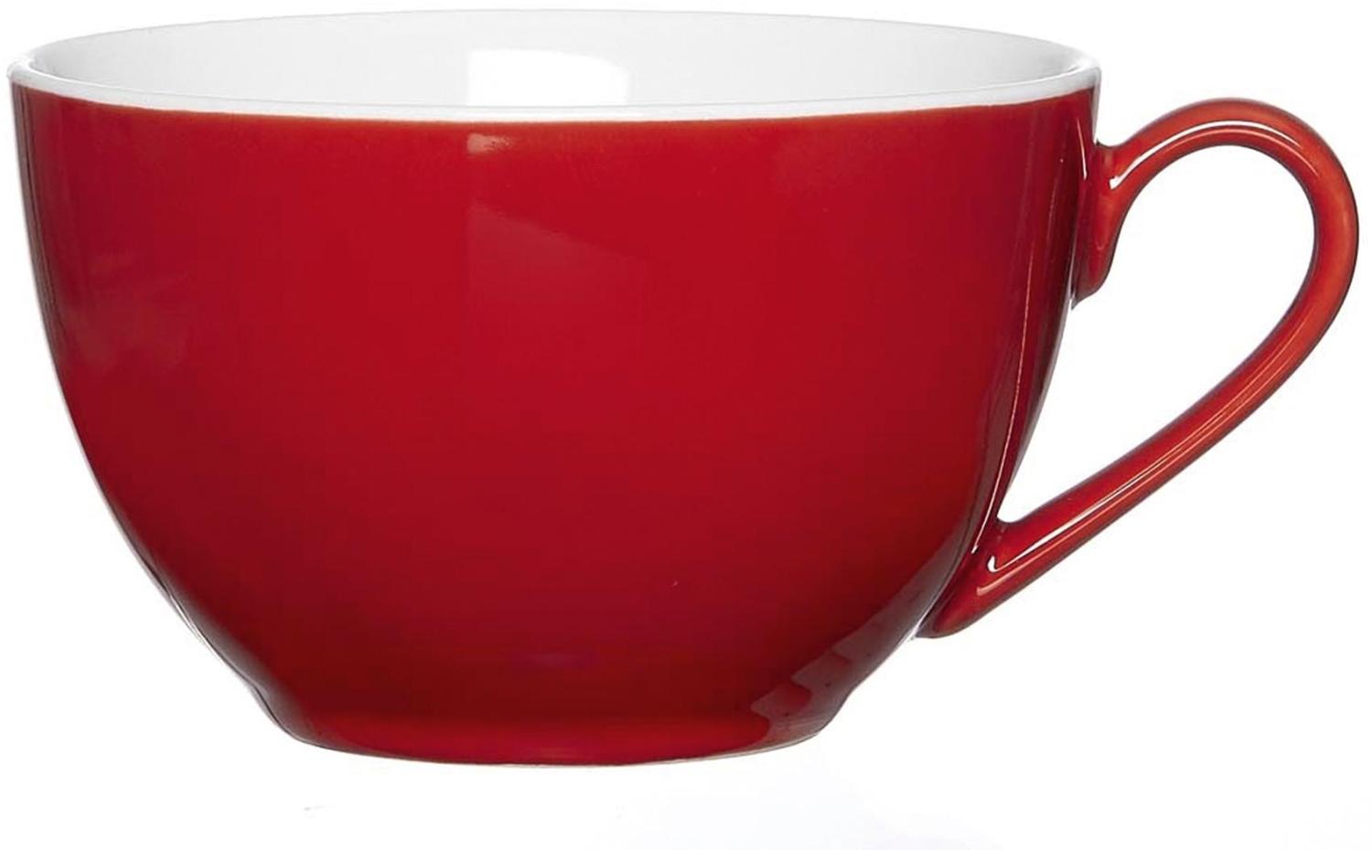 Ritzenhoff & Breker Doppio Obere, Obertasse, Ober Tasse, Geschirr, Porzellan, Rot, 200 ml, 516104 Bild 1