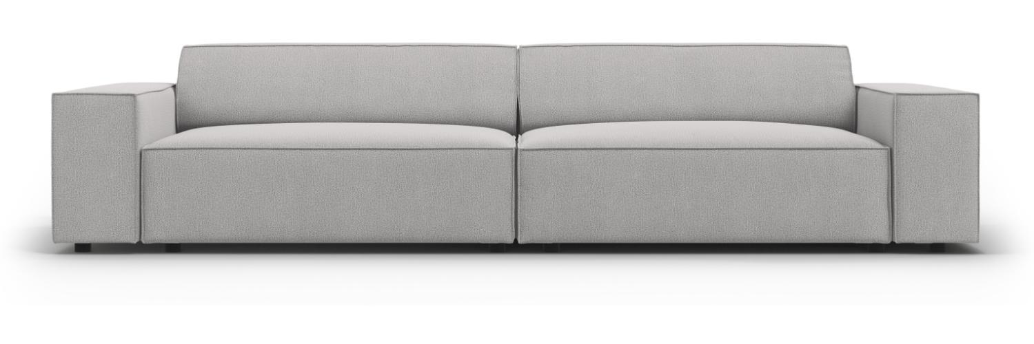 Micadoni 4-Sitzer Sofa Jodie Light Grey Bild 1