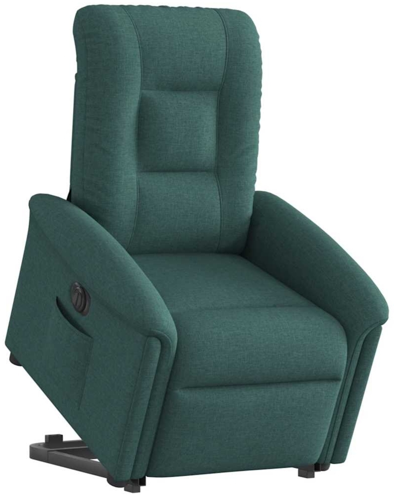 vidaXL Relaxsessel mit Aufstehhilfe Elektrisch Dunkelgrün Stoff 3303280 Bild 1