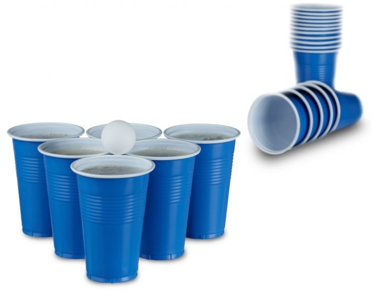 200 x Beer Pong Becher blau 10021446 Bild 1