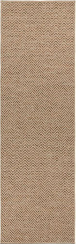 Flachgewebe Läufer Nature Beige Terra - 80x150x0,5cm Bild 1