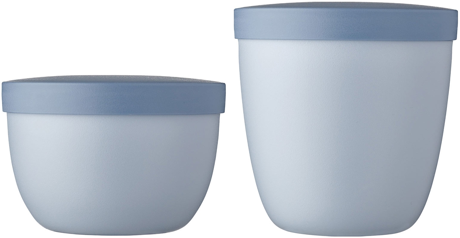 Mepal ELLIPSE Snackpot 350 & 500 ml 2er Set Nordic Blue Bild 1