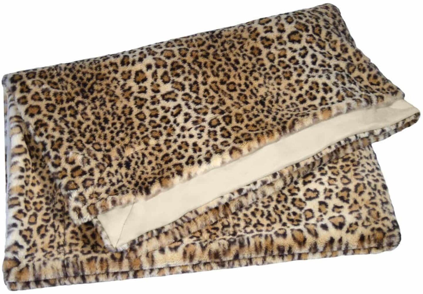 Mesana Wohndecke Fellimitat Leopard|150x200 cmMesana Wohndecke Fellimitat Leopard Bild 1