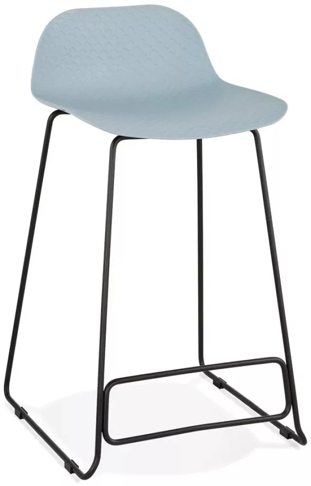 Kokoon Design Barhocker Slade Mini Blau und Schwarz Bild 1