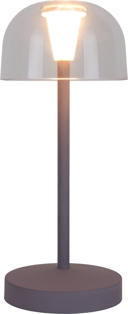 Light & More LED Akku-Tischleuchte Gomba violett dimmbar Bild 1