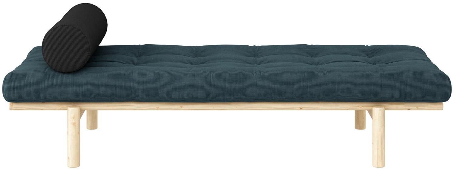 Karup Design Futonsofa Next Daybed Cord , Gestell Natur, Matratze Pale Blue Bild 1