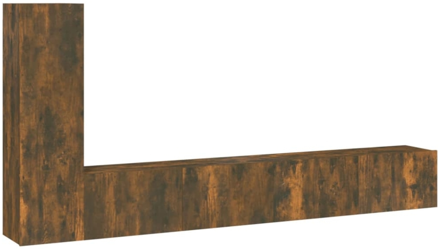 vidaXL 3-tlg. TV-Schrank-Set Räuchereiche Holzwerkstoff 3114323 Bild 1