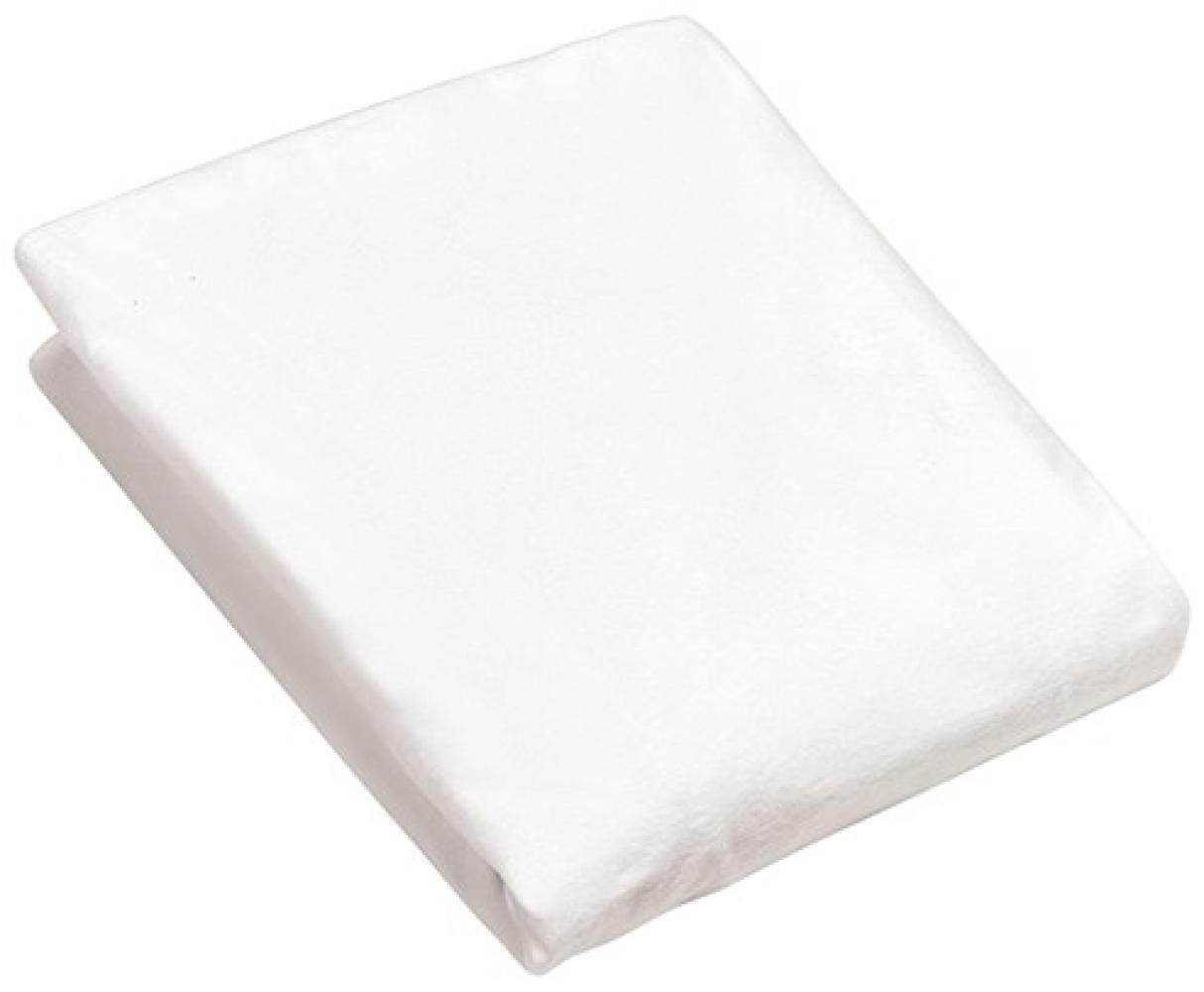 BabyDan Waterproof Fitted Sheet for Pram Bedwetting Sheet White (96x34 cm) Bild 1