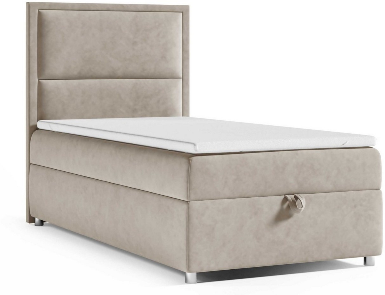 Best for Home Boxspringbett mit Bettkasten Trinity K-11 SINGLE Bonellfederkern inkl. 7 cm Topper (70x200 80x200 90x200 100x200 cm), verschiedene Liefermöglichkeiten, TOP Preis-Leistungs-Verhältnis Bild 1