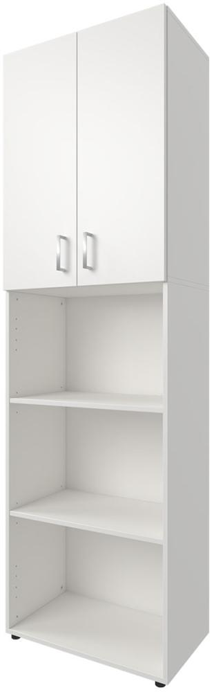 Aktenschrank Trio 57x190x34,5cm weiß Bild 1