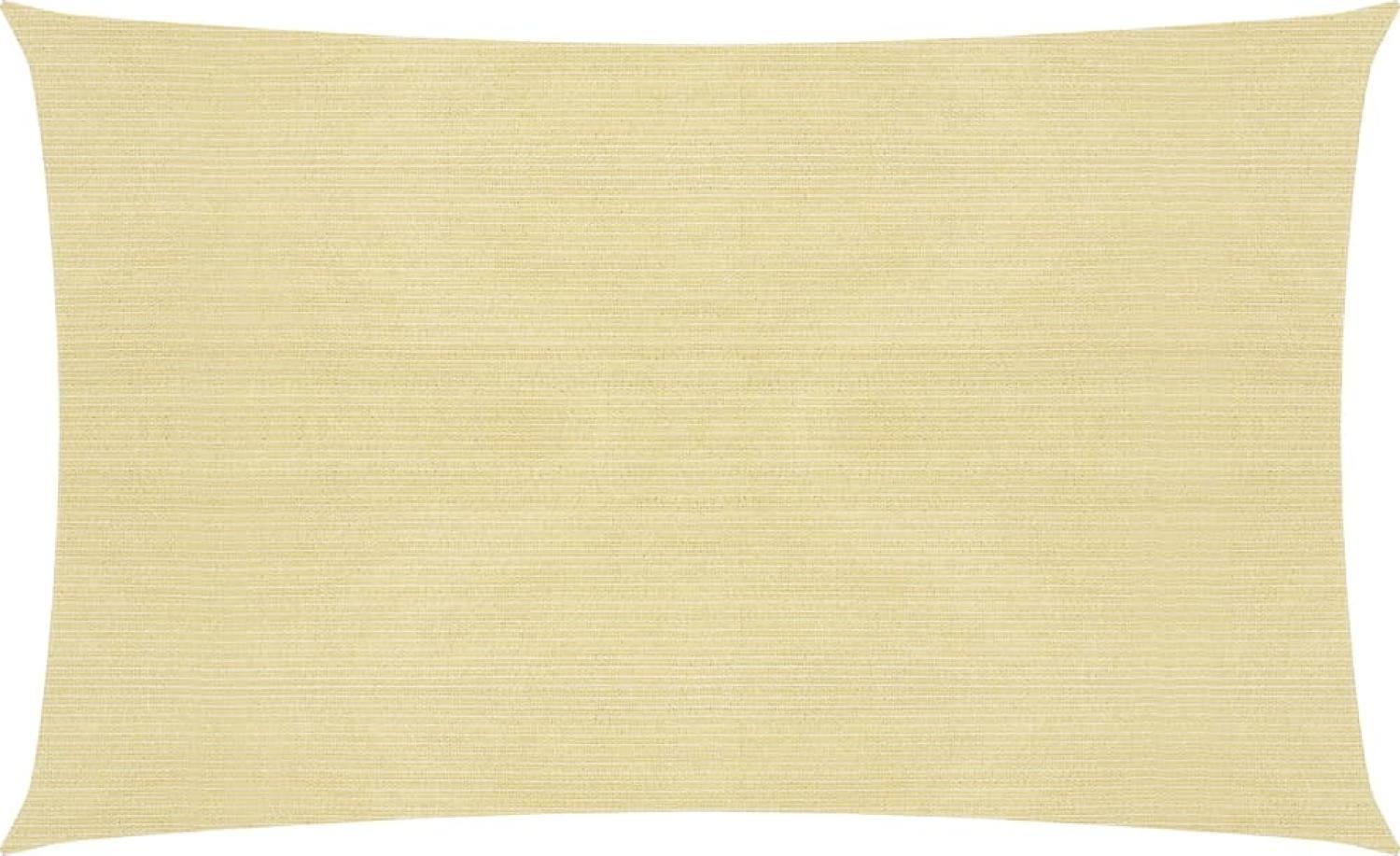 Sonnensegel 160 g/m² Beige 2x5 m HDPE Bild 1