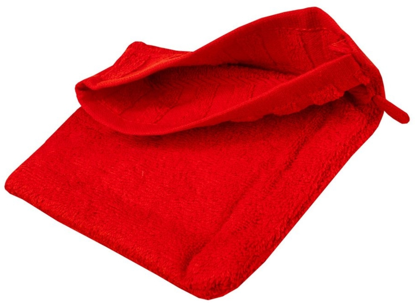 Casa Colori Waschlappen Uni, (1-St), Hohe Farbbrillanz, Einfache Pflege Bild 1