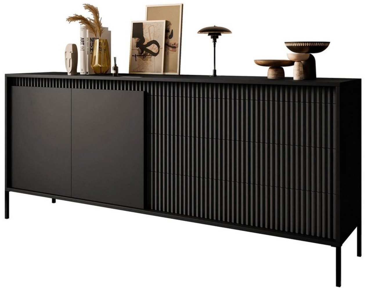 Lookway Kommode YASUMI 2D3S Sideboard mit 2 Türen und 3 Schubladen (1x Kommode), Breite: 187,1 Bild 1