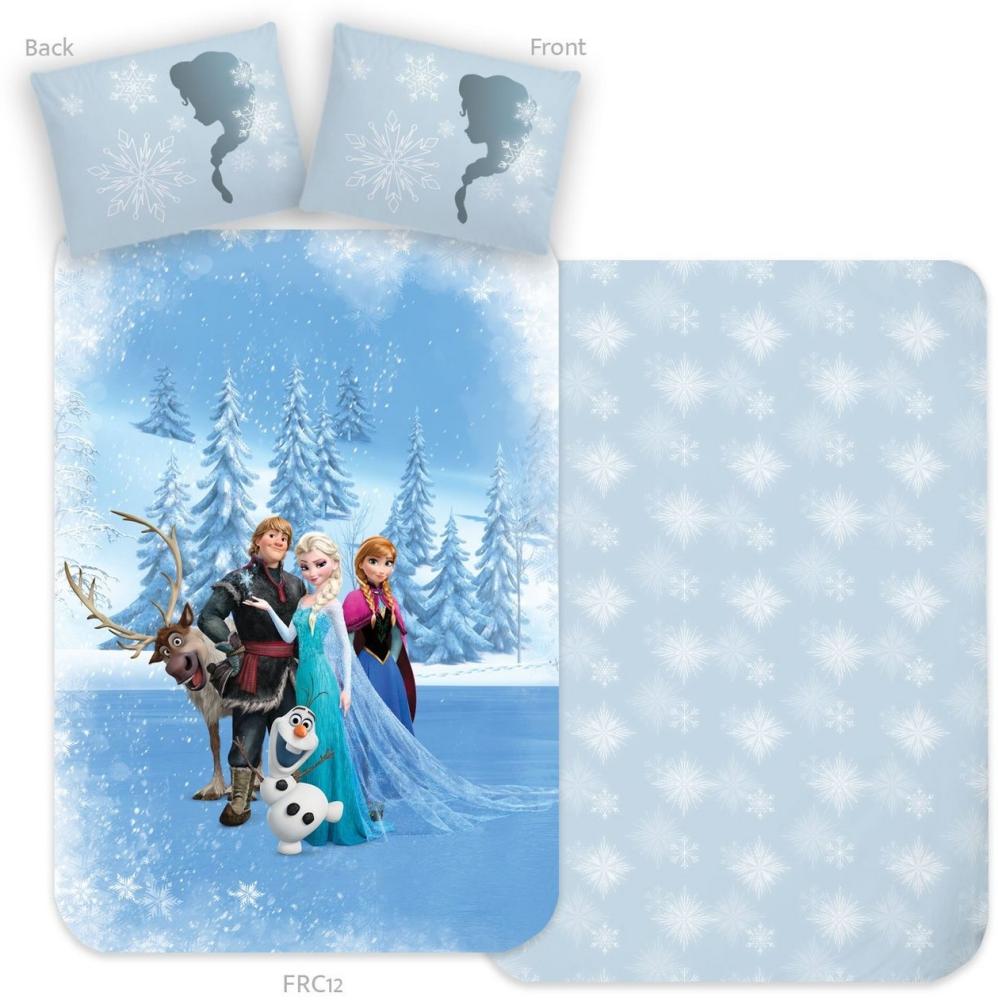 Disney Bettwäsche Frozen Eiskönigin Kinderbettwäsche 135 x 200 cm Bild 1