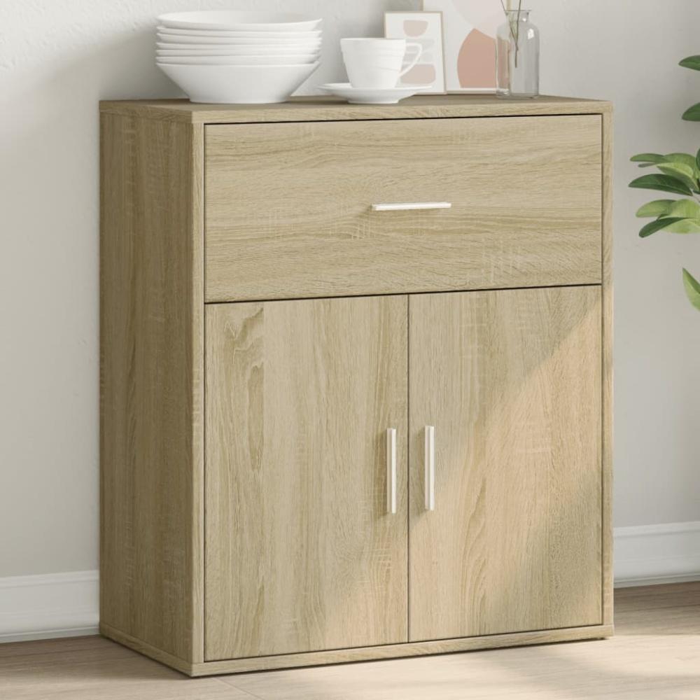 vidaXL Sideboard Sonoma-Eiche 60x31x70 cm Holzwerkstoff 840466 Bild 1