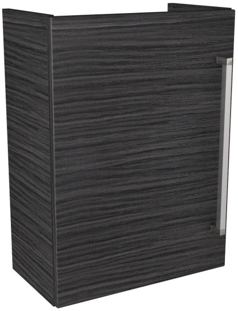 Lanzet K3 Gäste WC Waschtischunterschrank 44 cm, links, Schwarz Bild 1