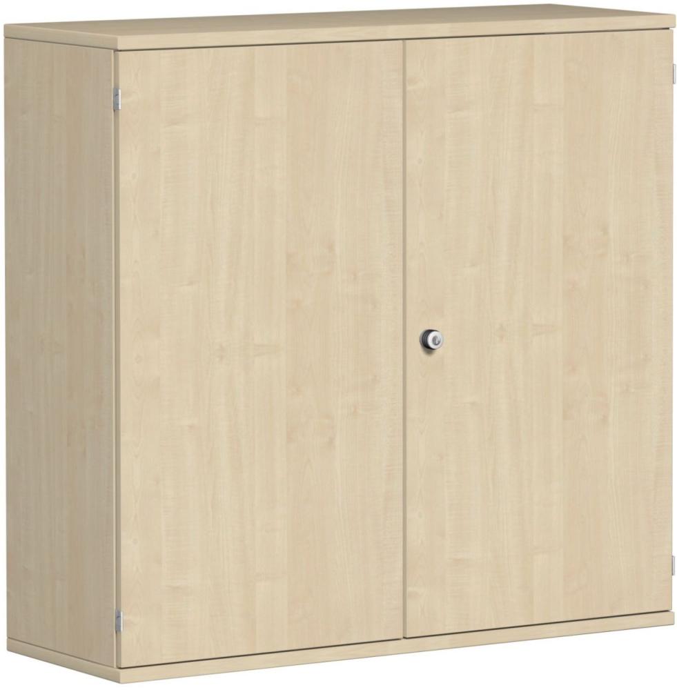 Flügeltürenschrank, 120x42x115cm, Ahorn Bild 1