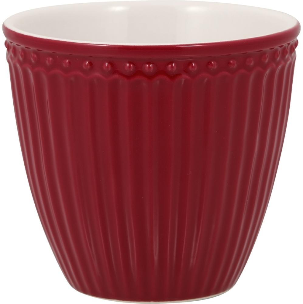 Greengate Latte Cup Alice Claret Red STWLATAALI3206 Bild 1