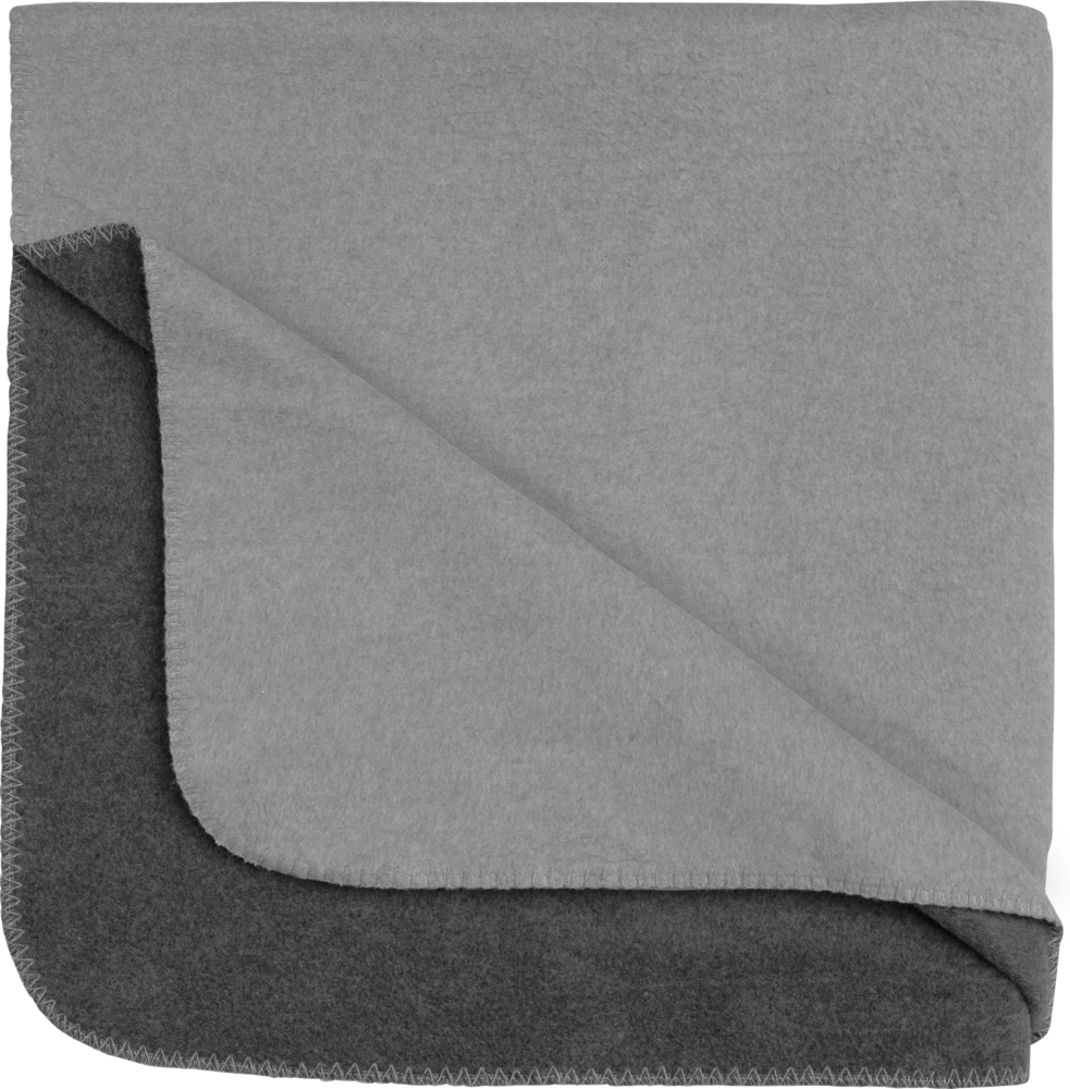 biberna Melange Wohndecke 1 x 150 x 200 cm UNI, kitt, 1 x 150 x 200 cm, sturmgrau Bild 1