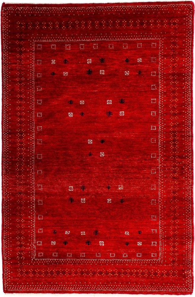 Morgenland Gabbeh Teppich - Loribaft Indus - 120 x 80 cm - dunkelrot Bild 1