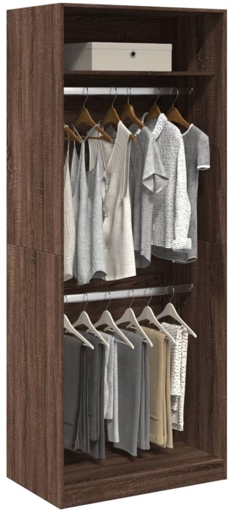 vidaXL Kleiderschrank Braun Eichen-Optik 80x50x200 cm Holzwerkstoff 3307798 Bild 1