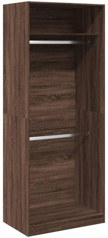 vidaXL Kleiderschrank Braun Eichen-Optik 80x50x200 cm Holzwerkstoff 3307798 Bild 1
