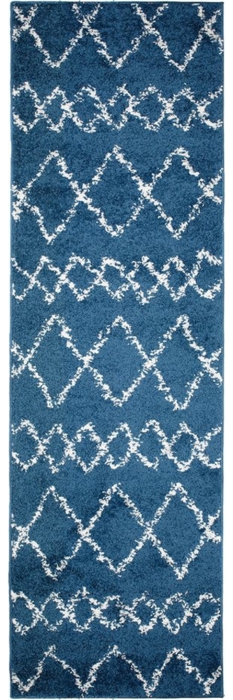 Tapiso Hochflor-Läufer DELHI, rechteckig, Höhe: 30 mm, Wohnzimmer, Schlafzimmer, Shaggy Bild 1