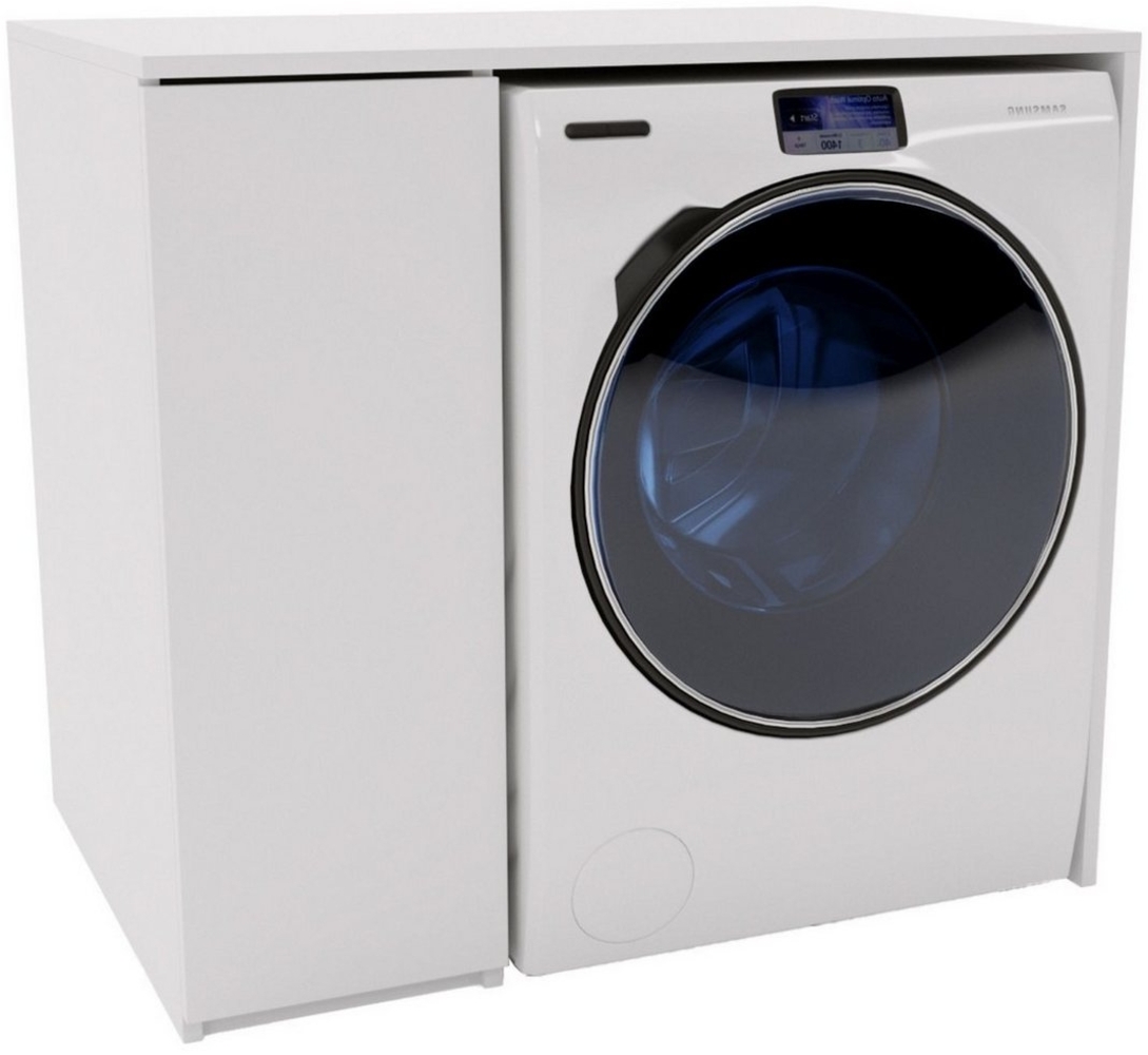 Raumhirsch Furniture Waschmaschinenumbauschrank RAUMHIRSCH mit Stauraum für Waschmaschine – Waschmaschinenschrank Bild 1