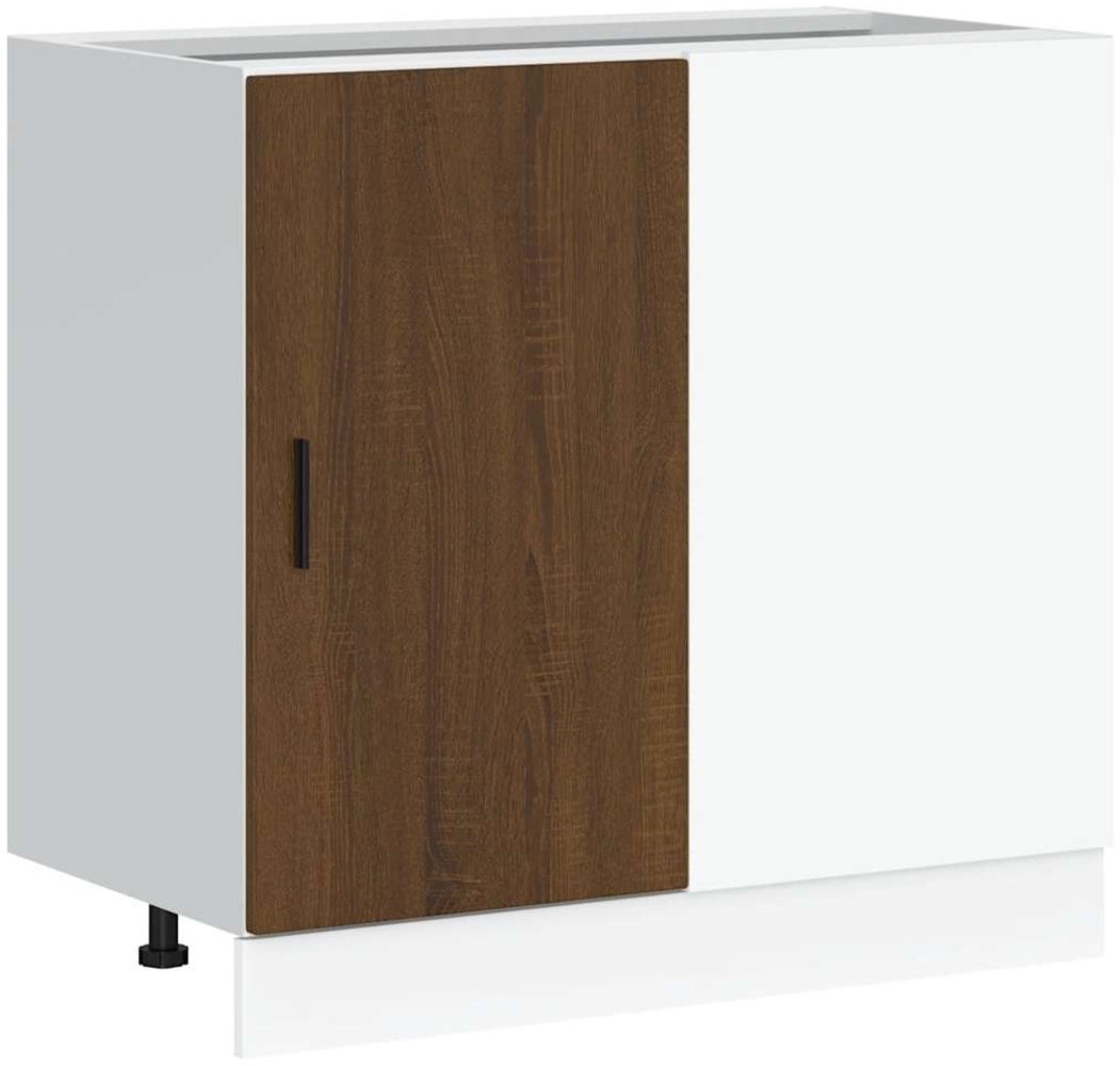 vidaXL Küchenunterschrank Lyon Braun Eichen-Optik Holzwerkstoff 854295 Bild 1