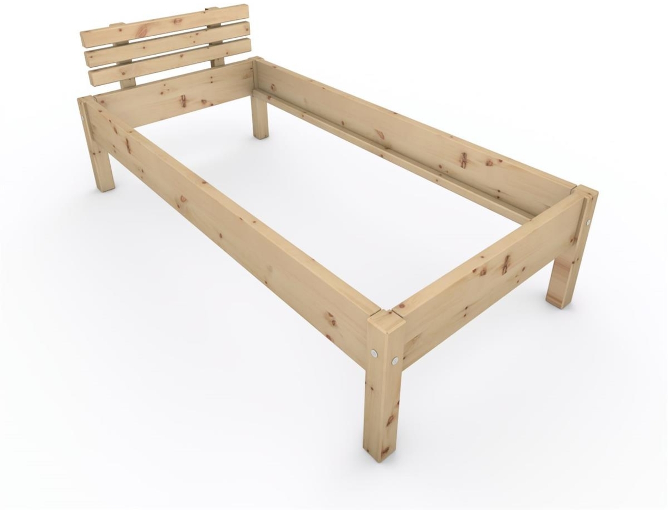 Zirbenbett "Zirben-Liesl" 90 x 190 cm Holzbett Massivholzbett Bett Bild 1