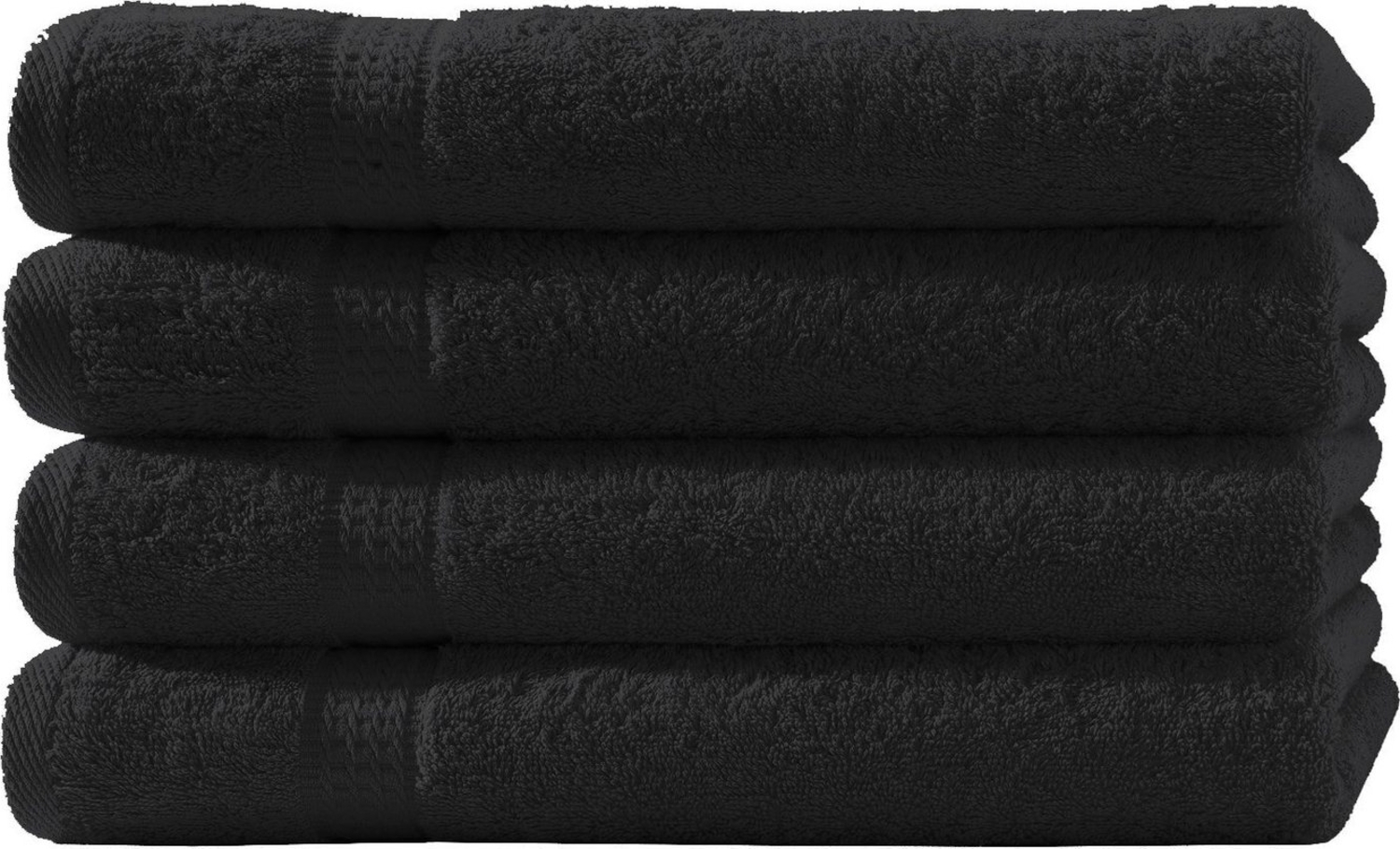 One Home Duschtücher Royal, Frottee (4-St), mit Bordüre, saugfähig Bild 1