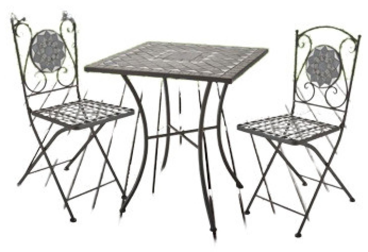 Siena Garden Mosaikmöbel Set Como Tisch 64 x 64 x 71 cm Bild 1