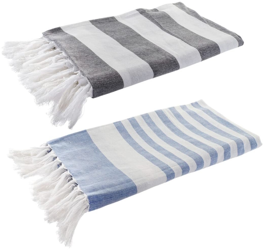 DKD Home Decor Pareo Handtuch, Estándar Bild 1