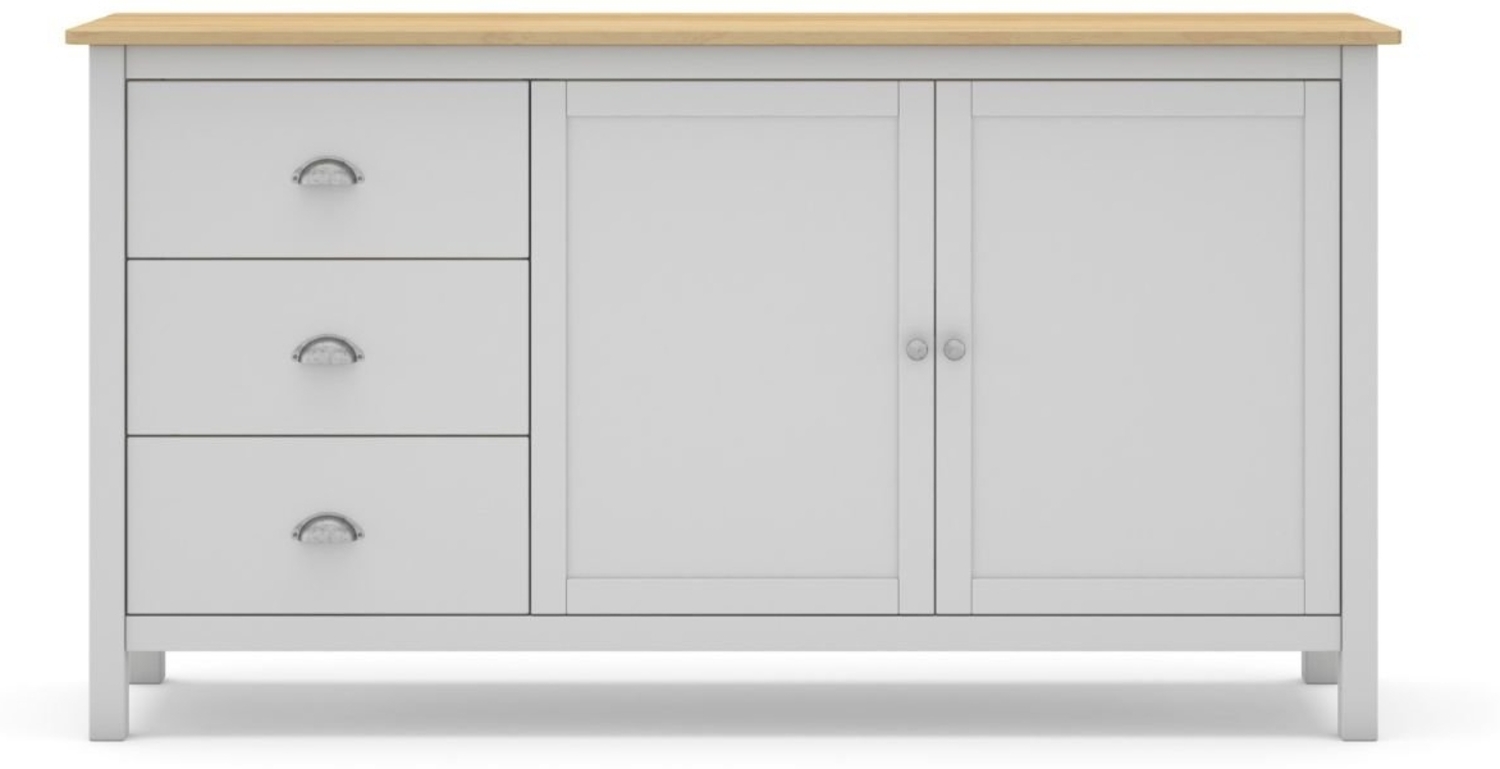 Calicosy 'MISTI' Sideboard mit 2 Türen und 3 Schubladen L150 cm - Weiß Bild 1