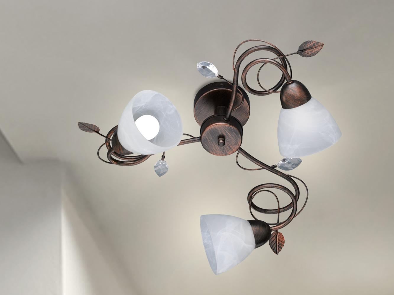 TRIO Leuchten Deckenleuchte Traditio, ohne Leuchtmittel, Deckenlampe, Leuchtmittel tauschbar Bild 1