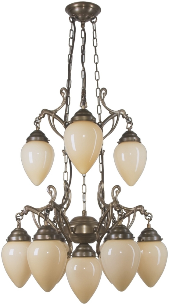 Kronleuchter D232-123eb Berliner Messing Bild 1