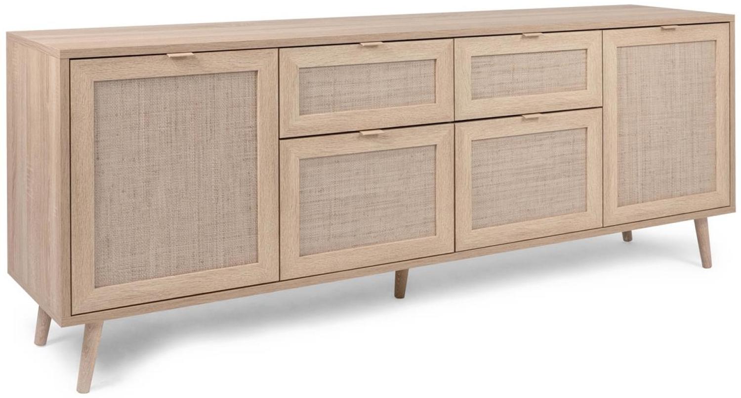 Sideboard >Kuta< in Braun - 180x71x40cm (BxHxT) Bild 1