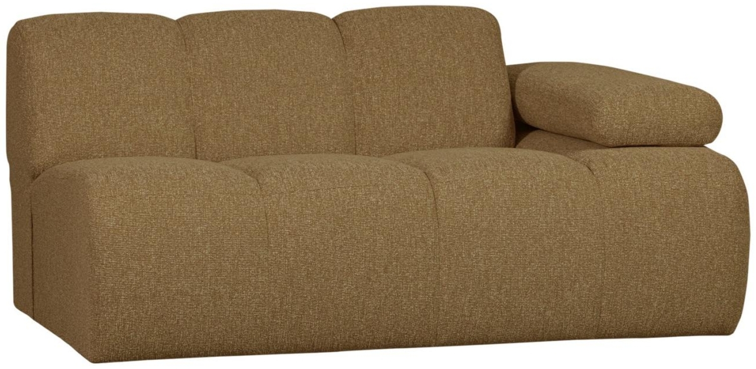 Modulsofa Mojo Boucle 1,5er Arm-Rechts, Gelb/Braun Bild 1