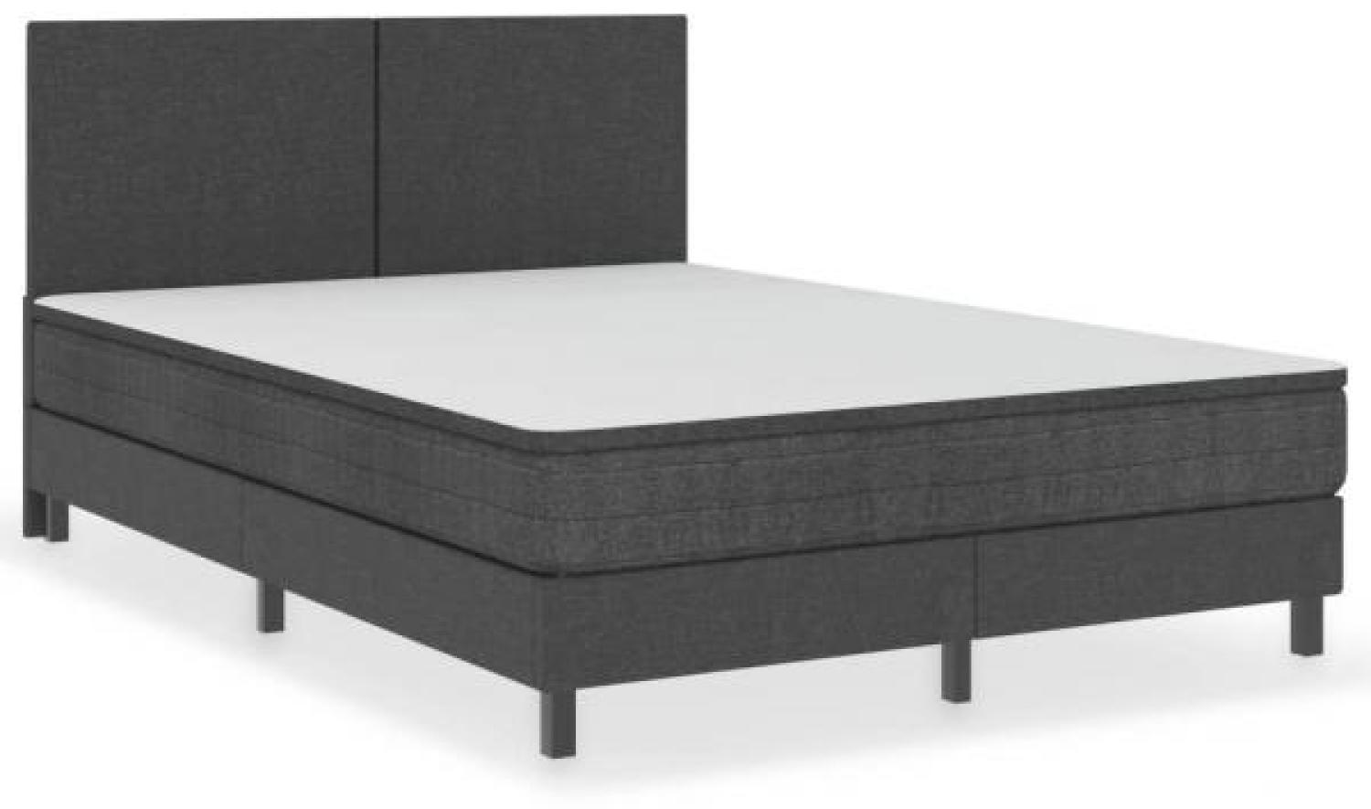 Doppelbett Dunkelgrau Stoff 180x200 cm [3054710] Bild 1