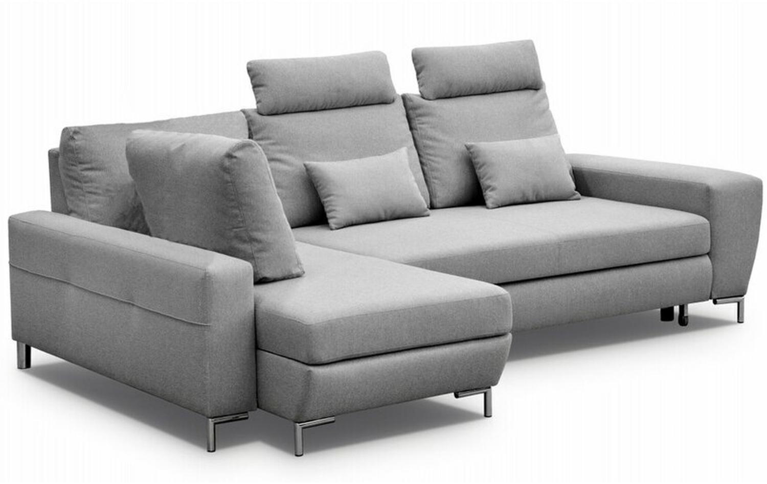 Stylefy Vernon Ecksofa Velours Türkis Links Bild 1